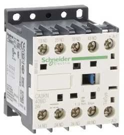 Schneider Electric „Schneider“ pagalbinis kontaktorius 10A 4NO 0R 24V DC (CA3KN40BD)