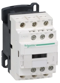Schneider Electric „Schneider“ pagalbinis kontaktorius 10A 3NO 2C 24V DC (CAD32BL)