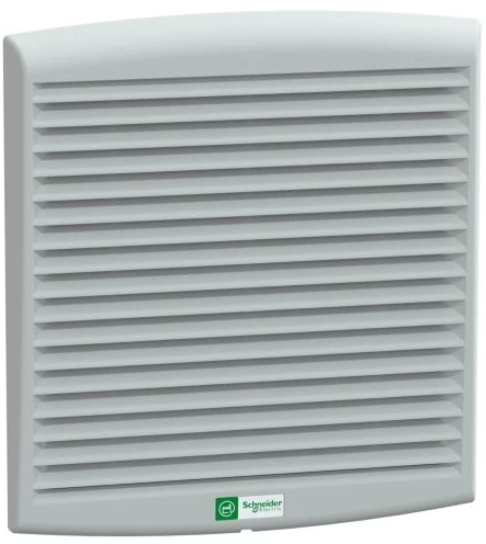 Schneider Electric „ClimaSys“ serijos filtro ventiliatorius, 24 V nuolatinė srovė, nuolatinės srovės veikimas, 262 m??/val. netrukdomas, IP54