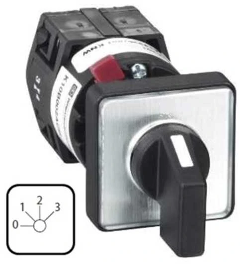 Schneider Electric Stepper cam pen jungiklis, 1 polius, 45°, 10A, Ø 16 arba 22mm K10C003QCH