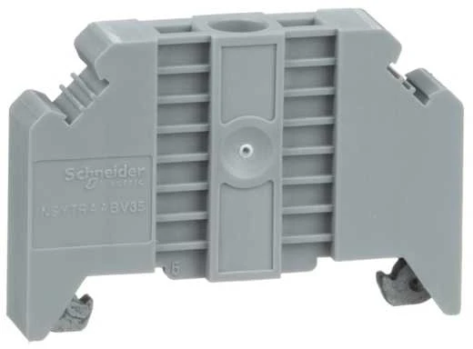 Schneider Electric NSYTR serijos galinis ribotuvas, skirtas naudoti su 35 mm DIN bėgeliu, TRH IDC gnybtų blokas, TRP įspaudžiamas gnybtas
