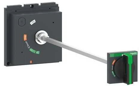 SCHNEIDER ELECTRIC Prailginta sukamoji rankenėlė, „ComPacT NSX 400/630“, juoda rankenėlė, veleno ilgis nuo 209 iki 600 mm, IP55