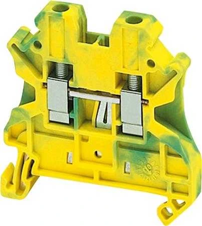 „Schneider NSYTRV42PE“ 2 laidų apsauginė jungtis 4 mm² žalia-geltoninė NSYTRV42PE