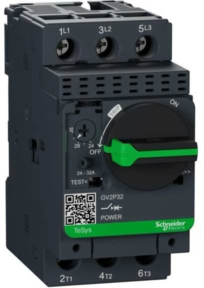 Schneider Motor grandinės pertraukiklis 3P 15kW 24-32A GV2P32