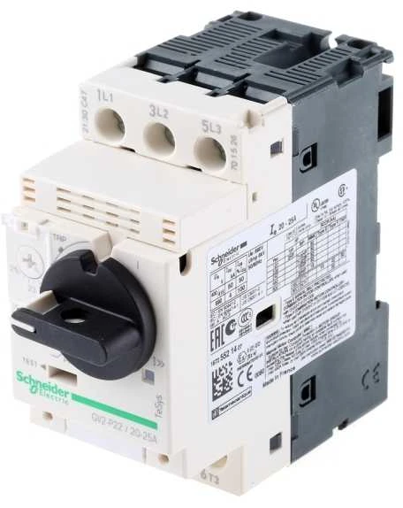 Schneider Electric „Schneider“ variklio grandinės pertraukiklis 3P 11kW 20-25A GV2P22