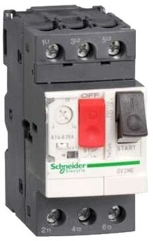 Schneider Electric Schneider Motor grandinės pertraukiklis 3P 2,2kW 4-6,3A - GV2ME10