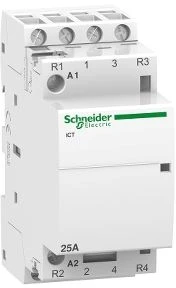 Schneider Electric Schneider modulinis kontaktorius iCT 25A 2NO 2NC 220-240V 50Hz - A9C20838