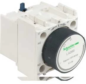 Schneider Electric „Schneider“ uždelsto kontaktų blokas 0,1–3 s jungiklis 1NO 1R LC1 LADR0