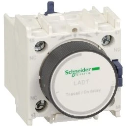 Schneider Electric „Schneider“ lėto kontakto blokas 0,1–3 s 1NO 1NC (LADT0)