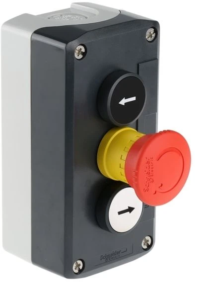 Schneider Electric XALD328 Aufbaugehäuse 3 Drucktaster 1OE 2S