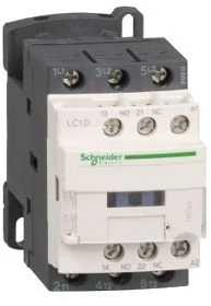 Schneider Electric „Schneider“ maitinimo kontaktorius 12A 3P 48V AC 1NO 1NC (LC1D12E7)