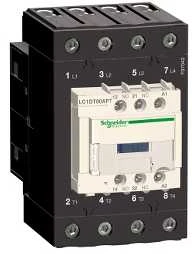 Schneider Electric „Schneider“ maitinimo kontaktorius 80A AC-1 4P 230V AC 1NO 1NC EVK (LC1DT80AP7)