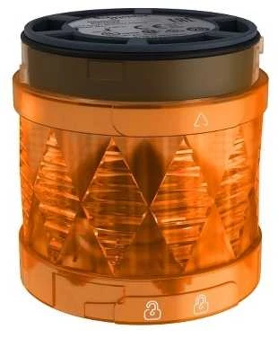 Schneider Electric Komanda su foniniu apšvietimu LED nuolatinis šviesiai oranžinis fi 60mm IP65 24V AC/DC XVUC25