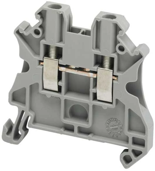 Schneider NSYTRV22 2 laidų bėgio jungtis 2,5 mm pilka NSYTRV22 /50 vnt./