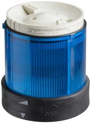 Schneider Electric Šviesos modulis nenutrūkstamai mėlyna 24V AC / DC LED (XVBC2B6)