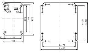 Schneider Electric PŁYTA MONT.OCYNK.400X400 PEŁNA S55719