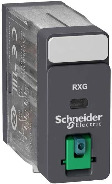 Schneider Electric Schneider Sąsajos relė su bandymo mygtuku 24VDC 5A 2c/o RXG21BD