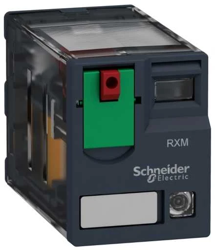 Schneider Electric kištukinė galios relė, 230 V AC ritė, 10 A perjungimo srovė, 3PDT