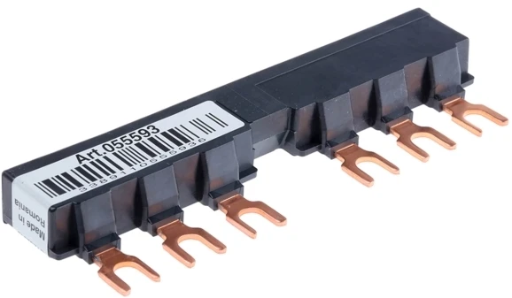 Schneider Electric Schneider sujungimo bėgis 3P 63A 54mm 2 šakės GV2G254