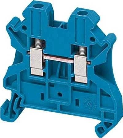 Schneider NSYTRV42BL 2 laidų bėgio jungtis 4mm2 mėlyna NSYTRV42BL