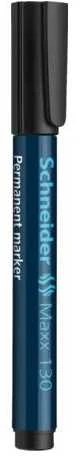 Žymeklis permanentinis Schneider Maxx 130, 1-3 mm, apvali galvutė, juodas 1213-018
