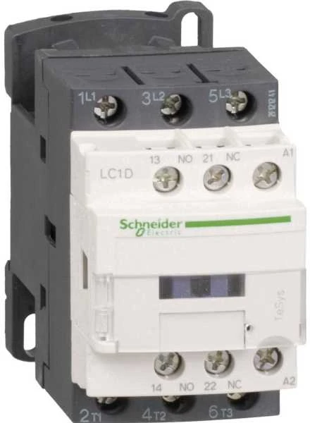 Schneider Electric „Schneider“ maitinimo kontaktorius 18A 3P 48V AC 1NO 1NC (LC1D18E7)