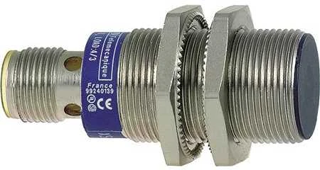 Telemecanique Sensors Schneider Electric indukcinis jutiklis M18 10mm 12-24V DC PNP 1Z M12 4 kontaktų (XS1N18PA349D)