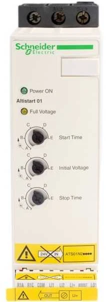 Schneider Electric Softstart 3-fazowy 380-415VAC 22A 7,5-11kW 400V Altistart ATS01N222QN
