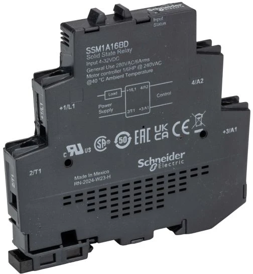 Schneider Electric Schneider Halbleiterrelais SSM1A16BDSchienenmont. E 4-32VDC A 24-280VAC