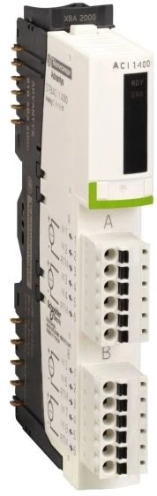 Schneider Electric STBACI serijos analoginio įvesties modulis, srovės, 24 V DC, automatikos valdymo modulis, 128,3 mm, 70 mm, 18,4 mm