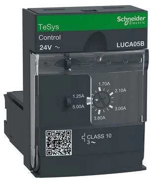 Schneider Electric Schneider 3-polių atpalaidavimo blokas variklio apsaugai 1,25-5A 24V DC (LUCA05BL)