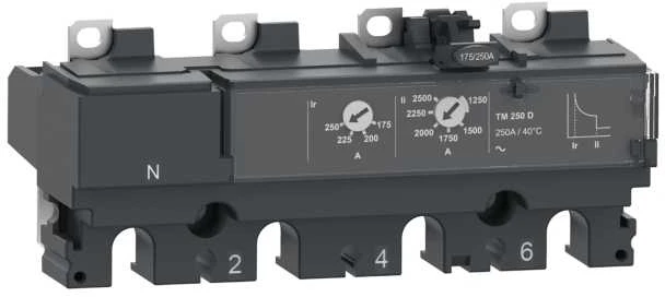 Schneider Electric Auslösegeraet thermomagnetisch TM160D 160A 4P4D für Le