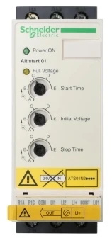 Schneider Electric Softstart Altistart 3F 380-415V AC 9A 4kW 400V ATS01N209QN