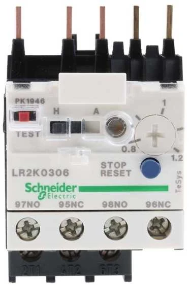 Schneider Electric „Schneider“ terminė relė 0,8–1,2 A (LR2K0306)