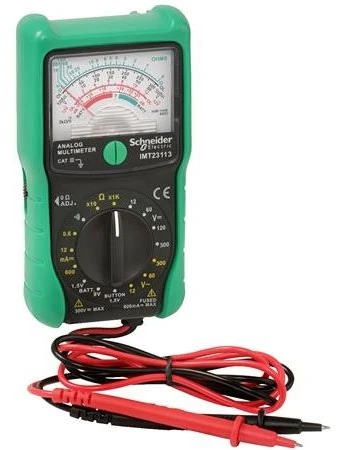 SCHNEIDER ELECTRIC Analoginis multimetras Thorsman Cat III – „Pasidaryk pats“ krepšyje