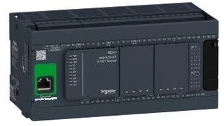 Schneider Electric Schneider Programuojamas valdiklis 40 I/O PNP tranzistorinis Ethernet M241-40I/O (TM241CE40T)