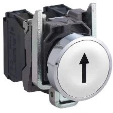Schneider Electric Control mygtukas 22mm balta su spyruokliniu grįžtamu 1NC (XB4BA3341)