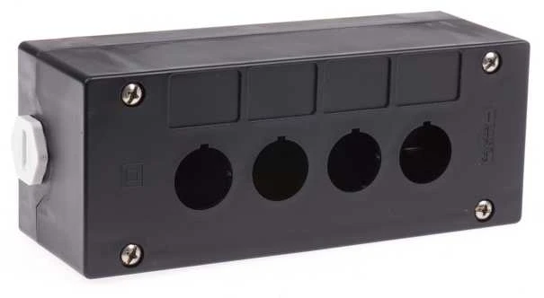 Schneider Electric XALG04 valdymo dėžutė su 4 vietomis