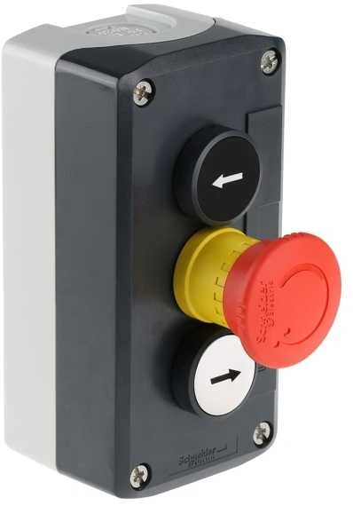 Schneider Electric XALD328 Aufbaugehäuse 3 Drucktaster 1OE 2S