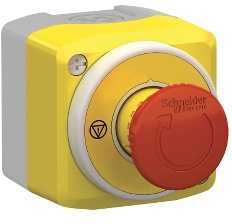 Schneider Przycisk zatrzymania awaryjnego, pašvietimas E-Stop Emergency Stop Kaseta 24V 1 (XALK178W3B140G)