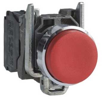 Schneider Electric 22mm valdymo mygtukas raudonas su 1R grįžtimi (XB4BL42)