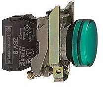 Schneider Electric indikatoriaus LED 230-240V žalias - XB4BVM3