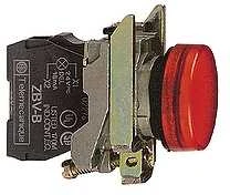 LED indikatorius XB4BVM4 su metaliniu laikikliu
