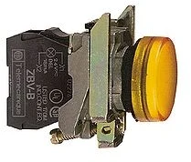 Schneider Electric Signal lempa 22mm geltona 230-240V AC LED (XB4BVM5)