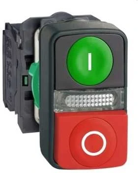 Schneider Electric XB5, mygtukas, žalias, IP66, IK05, II klasė, 30 mm