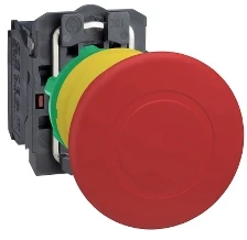 Schneider Electric 22 mm 2R IP66 apsaugos mygtukas sukant XB5AS8444
