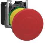 Schneider Electric 22 mm 2R IP66 apsaugos mygtukas sukant XB5AS8444