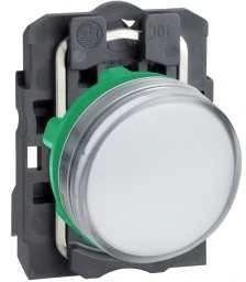 Schneider LED indikatorius 22 mm su tvirtinimo bloku