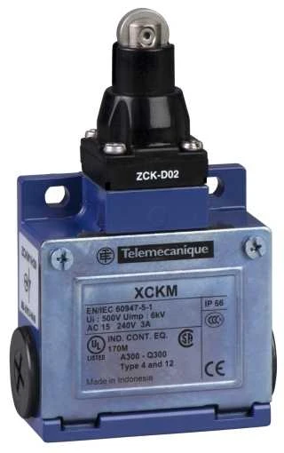 Schneider Electric APC XCKM102H29 - Ribinis jungiklis - 2P - Laidinis - Mėlyna - Zamak - IP66
