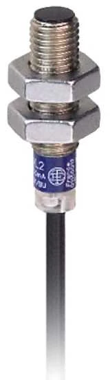 „Schneider Electric“ indukcinis jutiklis M8 2,5 mm 12–48 V DC NPN 1Z kabelis 2 m (XS608B1PAL2)